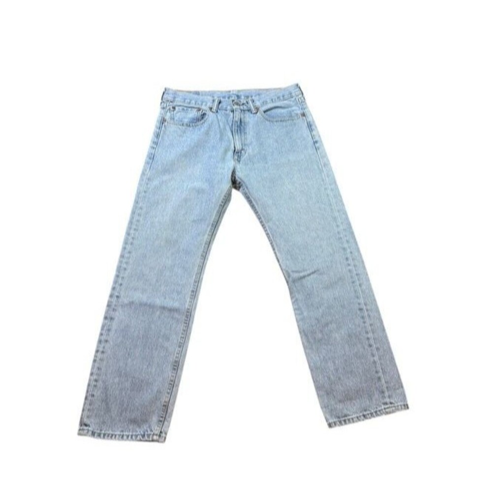 Levi's 505 Jeans Mens Size 32x29 Straight Fit Light Wash Denim DadCore 2015